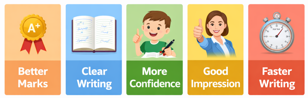 benefits of good handwriting by master mind kashi